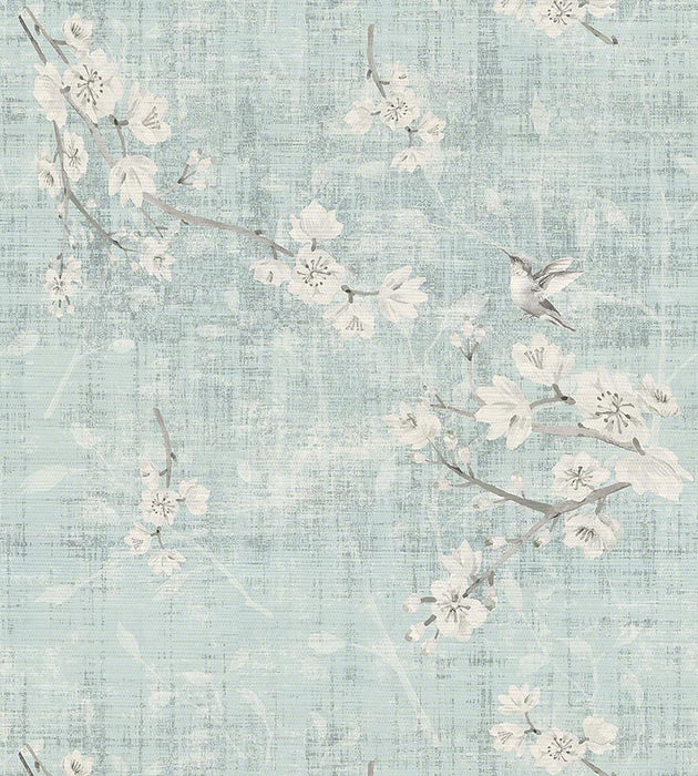 Nicolette Mayer Blossom Fantasia Sky Wallpaper Sample WNM1052BLOS