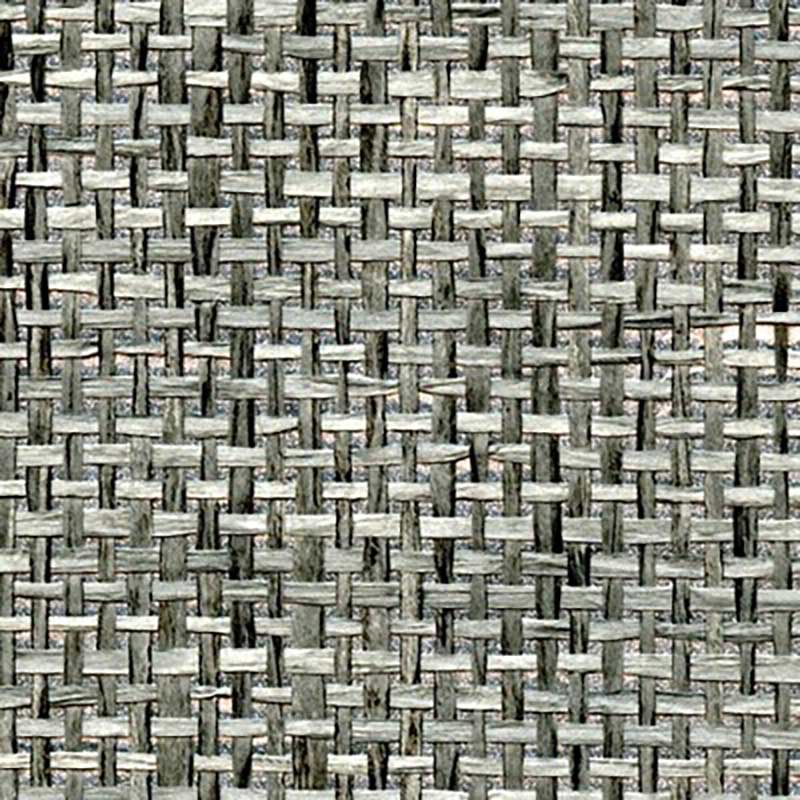 Winfield Thybony Channel Weave Silver Lightningp Wallpaper Sample WNR1158P.WT.0