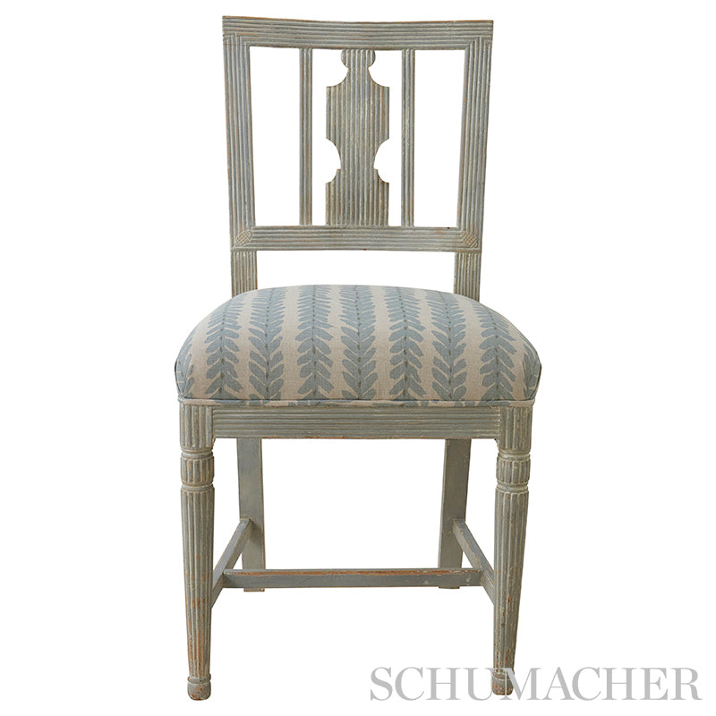 Schumacher Woodperry Blue Fabric WOOD001