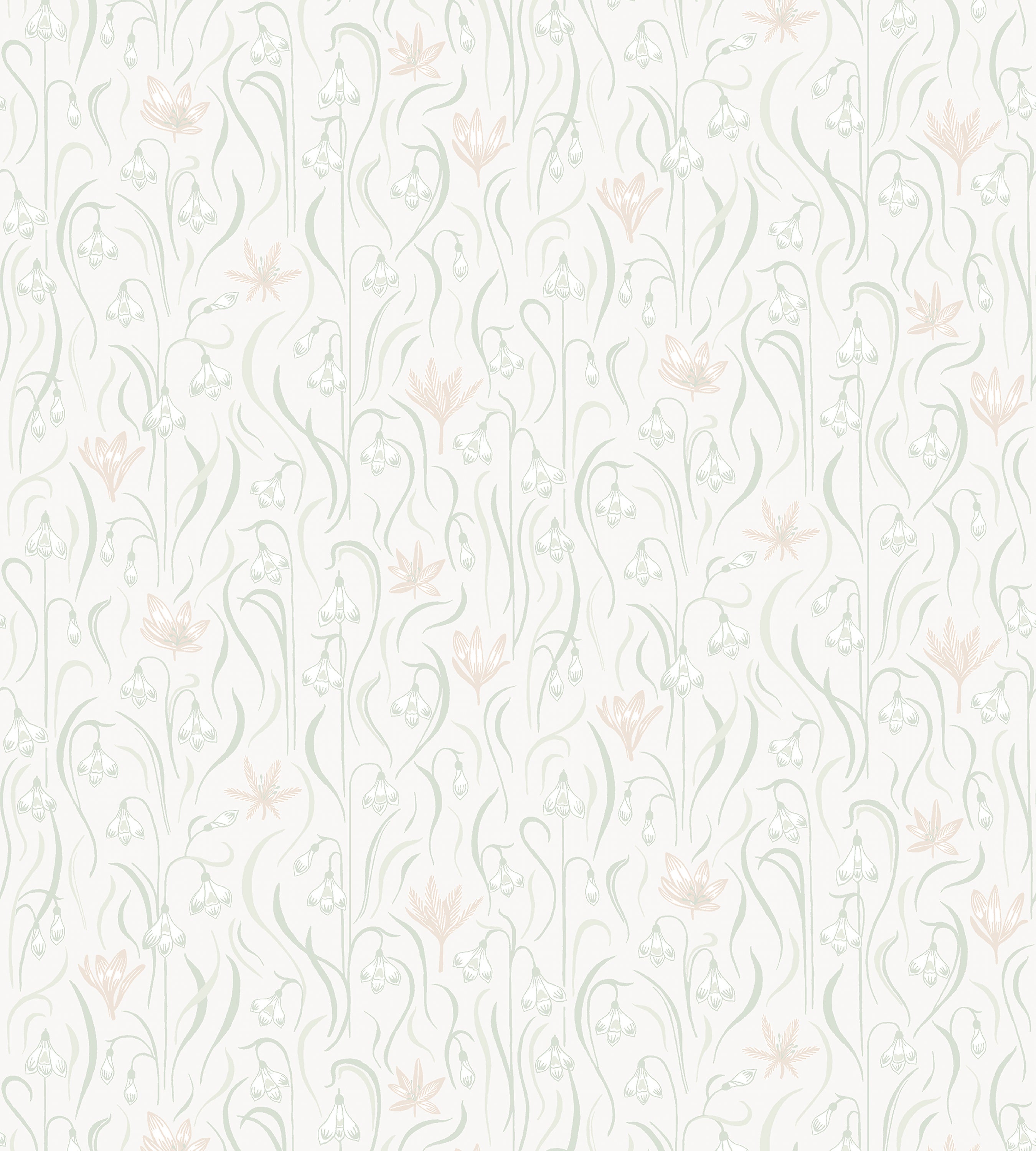 Sandberg Signe Spring Green Wallcovering Sample WSB00010157