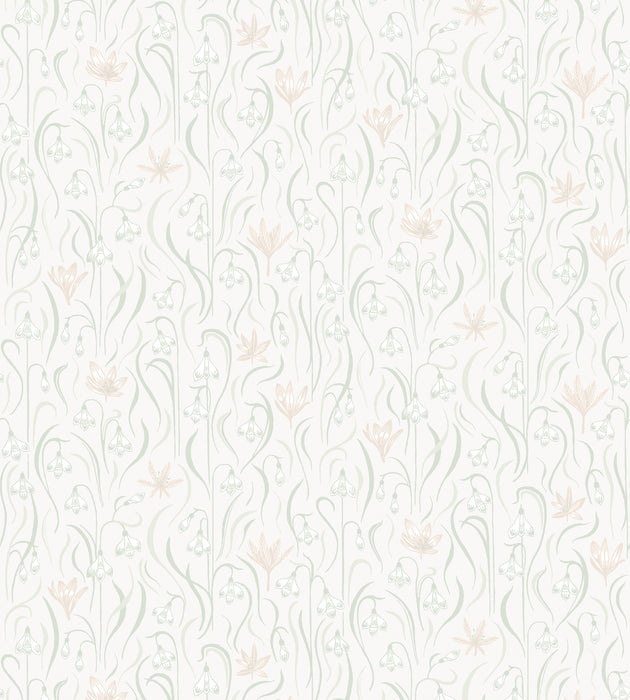 Sandberg Signe Spring Green Wallcovering WSB00010157