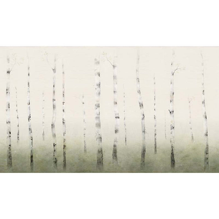 Sandberg Sundborn - Mural Spring Green Wallpaper Sample WSB 00010170