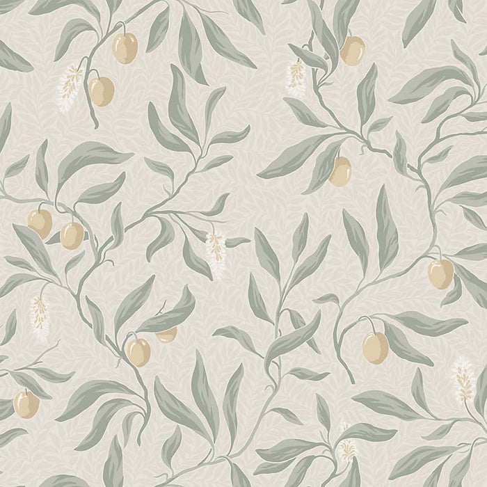 Sandberg Vinnie Sage Green Wallpaper Sample WSB 00010190