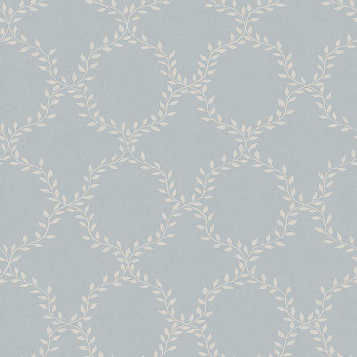 Sandberg Wilma Misty Blue Wallpaper Sample WSB 00020503