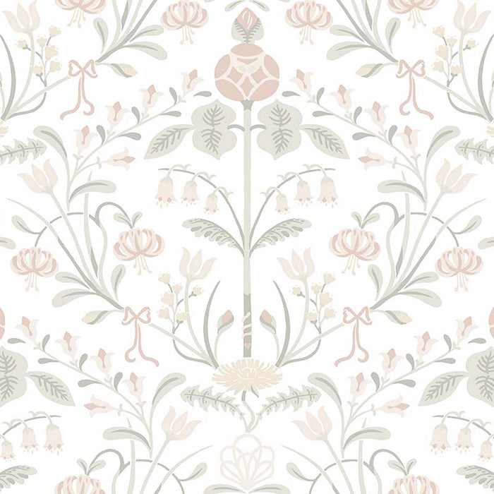 Sandberg Till Carl Powder Pink Wallpaper Sample WSB 00030154