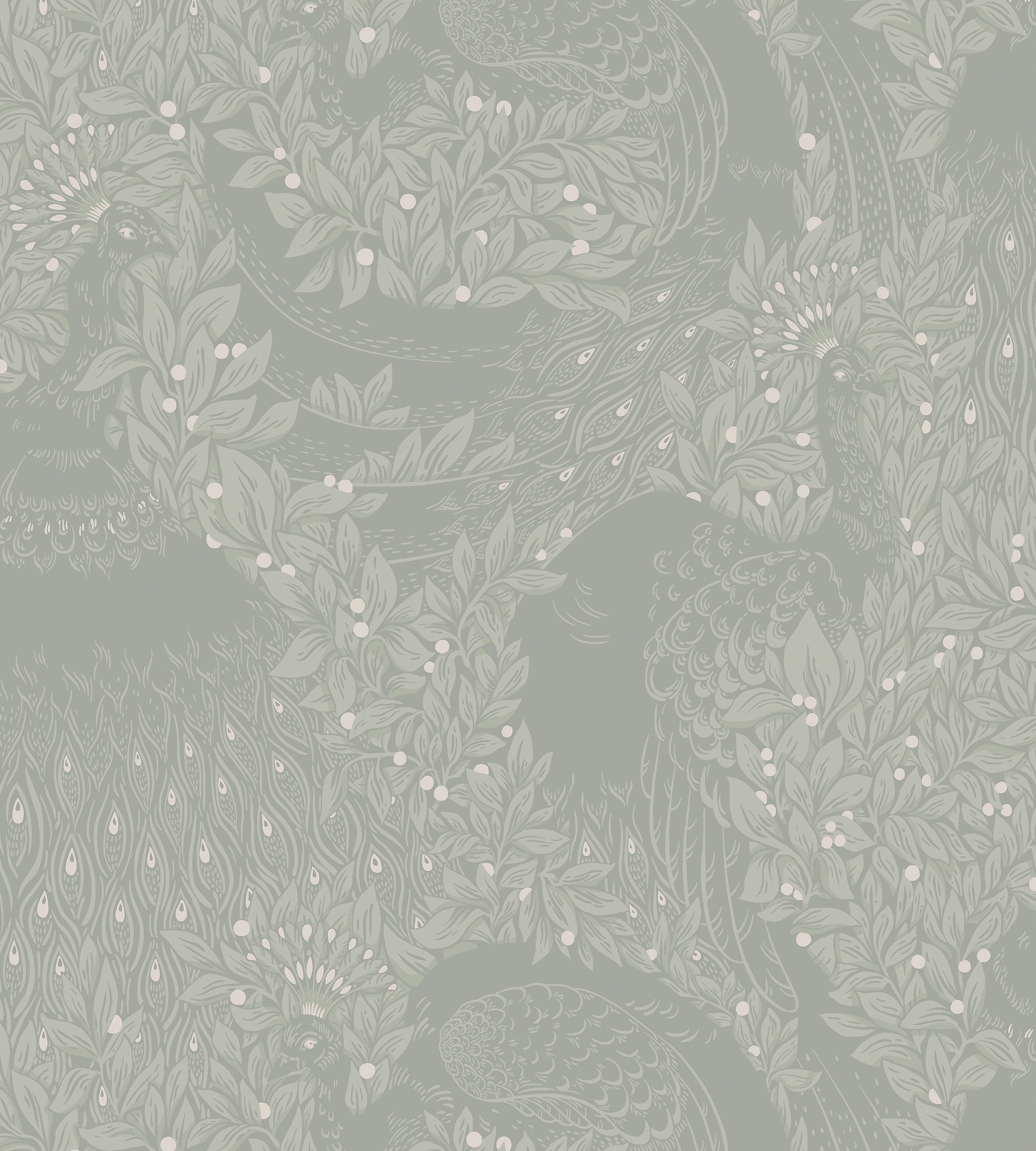 Sandberg Evelina Sage Green Wallcovering WSB00071012