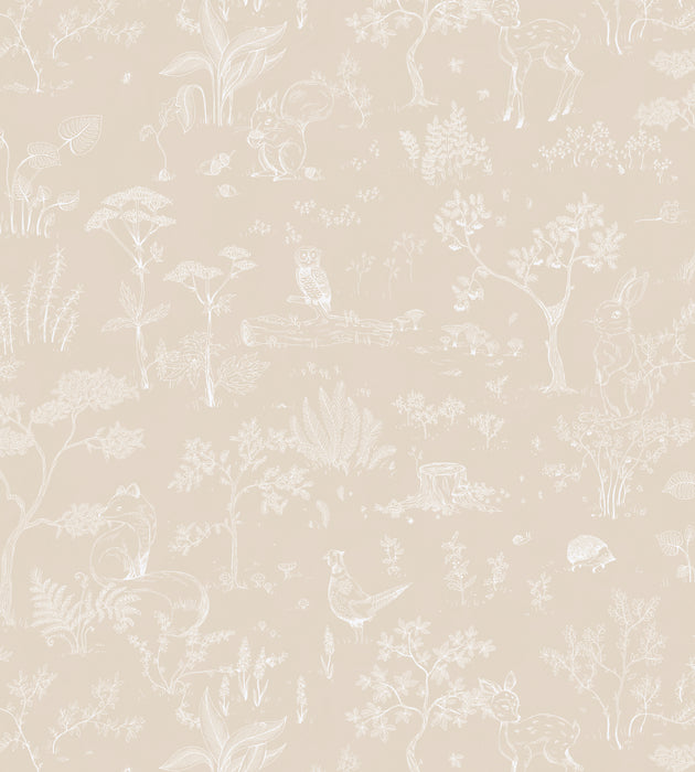 Sandberg Hollie Peach Wallcovering Sample WSB00140232