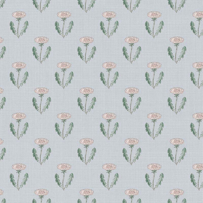 Sandberg Maskrosen Soft Blue Wallpaper Sample WSB 0038S1013