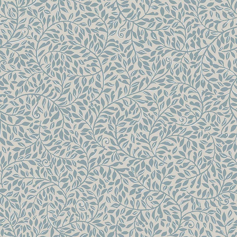 Sandberg Sigfrid Indigo Blue Wallpaper Sample WSB 00460425