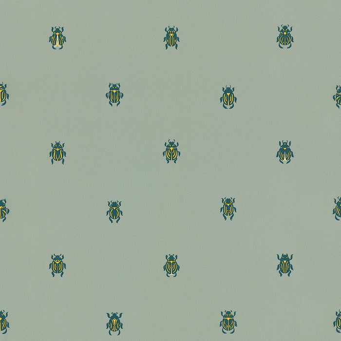 Sandberg Audrey Green Wallpaper Sample WSB00580231