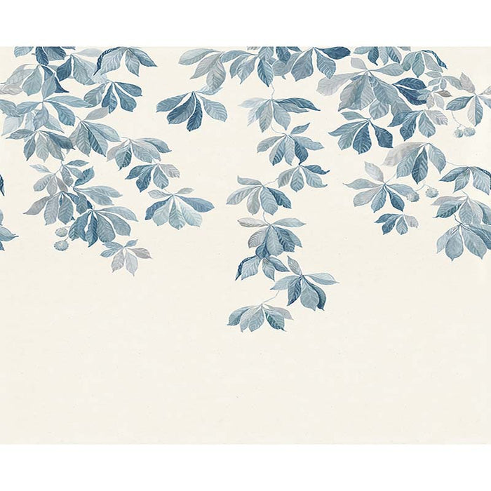 Sandberg Kastanjen - Mural Soft Blue Wallpaper Sample WSB 00720171