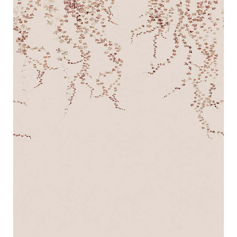 Sandberg Aralia - Mural Burgundy Wallpaper Sample WSB 00750640