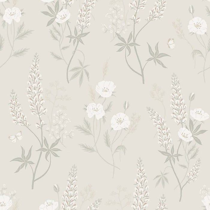 Sandberg Emma Linen Wallpaper Sample WSB 00840427