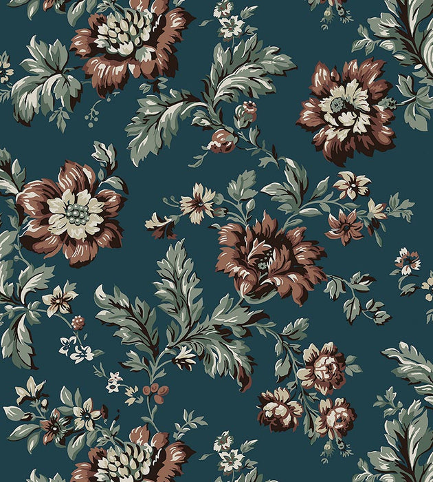 Sandberg Rosenholm Midnight Blue Wallpaper WSB00860407