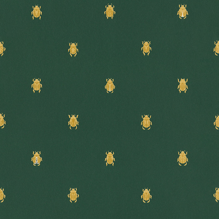 Sandberg Audrey Dark Green Wallpaper Sample WSB00880231