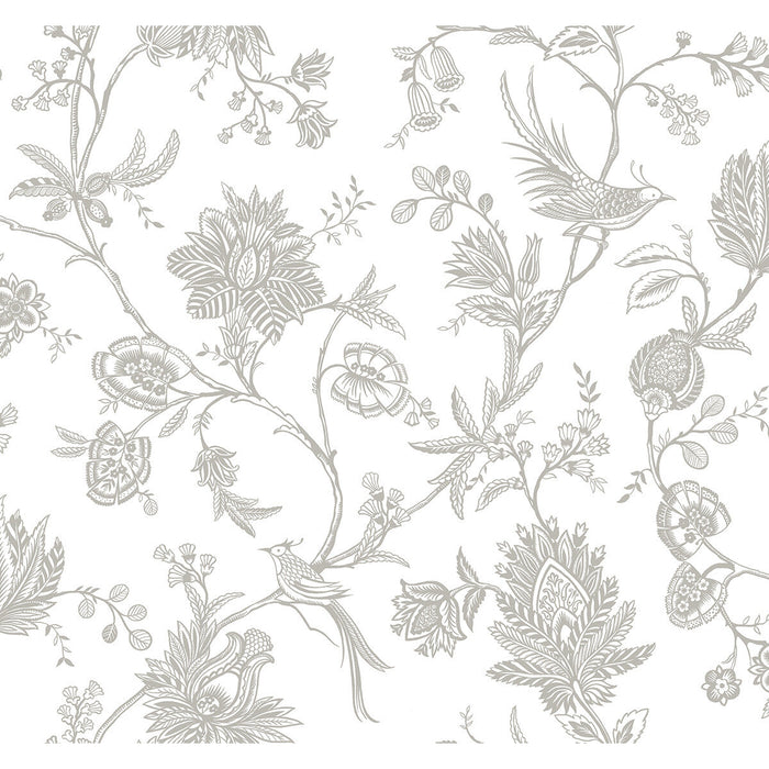 Winfield Thybony Maloney Dove Gray Wallpaper Sample WTK20508.WT.0