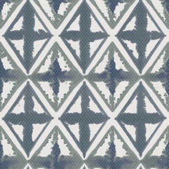 Winfield Thybony Diamond Block Blue Ink Wallpaper Sample WTP4015.WT.0