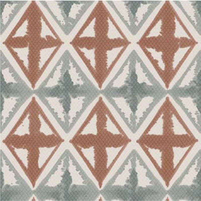 Winfield Thybony Diamond Block Coral Grey Wallpaper Sample WTP4022.WT.0