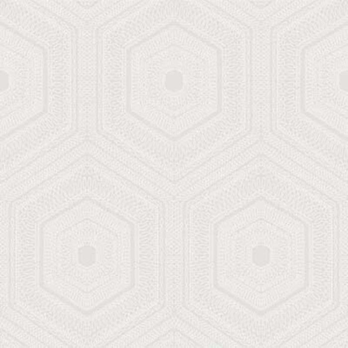 Winfield Thybony Concentric Groove Cream Wallpaper Sample WTP4036.WT.0