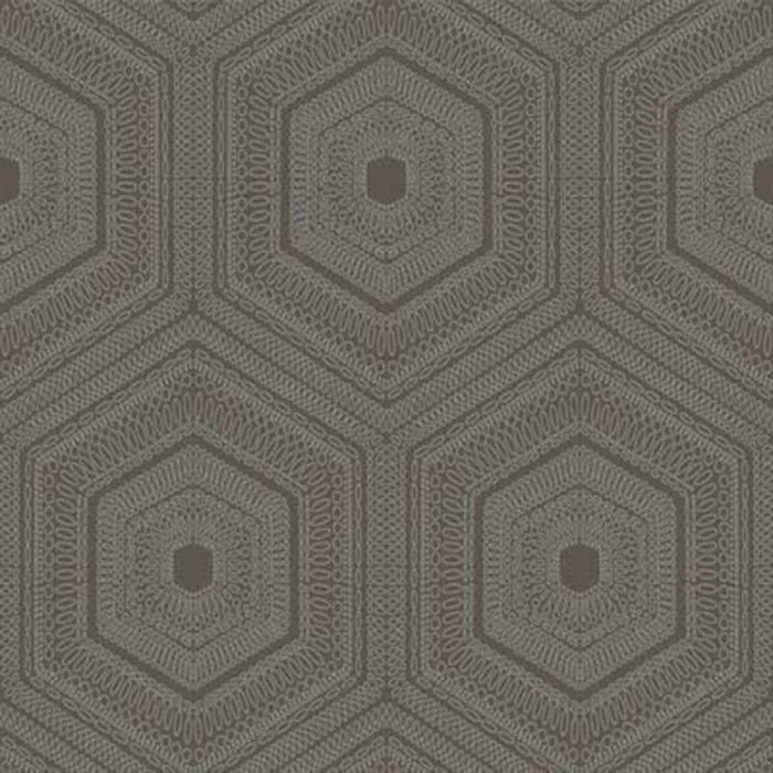 Winfield Thybony Concentric Groove Chocolate Wallpaper Sample WTP4041.WT.0