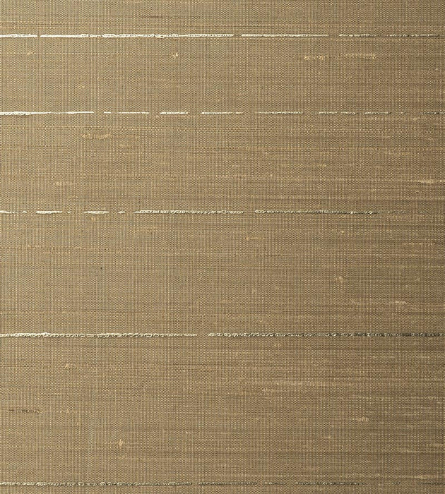 Scalamandre Lost Horizon Silk Coffee Wallpaper Sample WTT651303