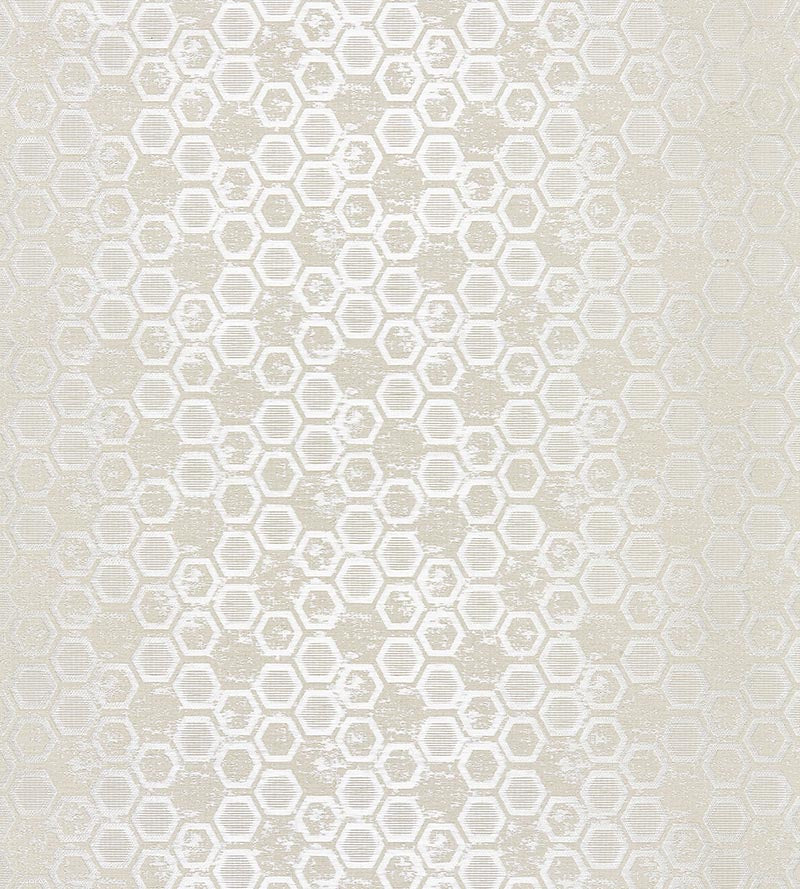 Scalamandre Hexagon Inspiration Sand Wallpaper WTT661422