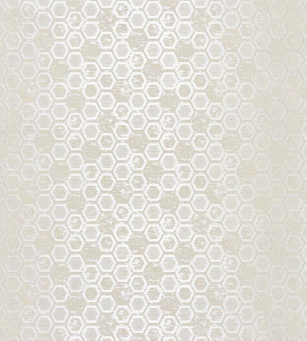 Scalamandre Hexagon Inspiration Sand Wallpaper Sample WTT661422