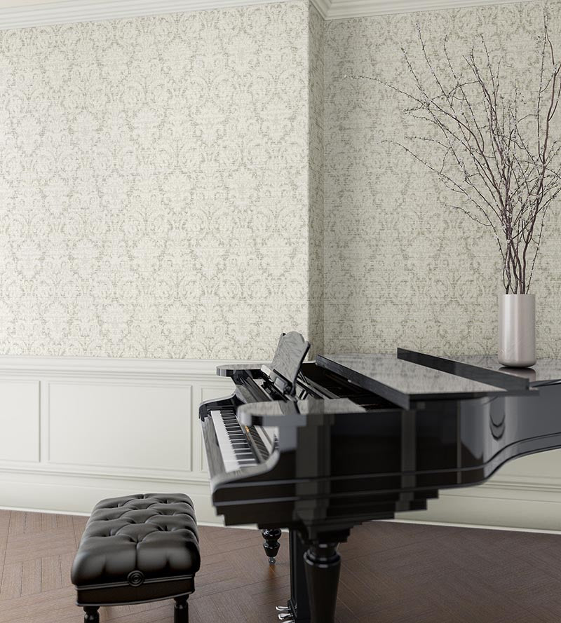 Scalamandre Venetian Heritage Mist Wallpaper Sample WTT661561