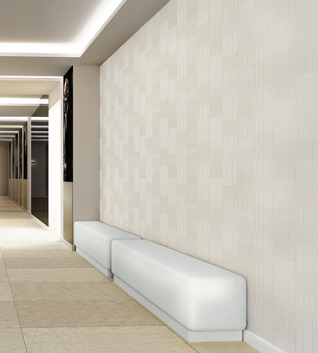 Scalamandre Tech Inspirations Ivory Wallpaper WTT661601