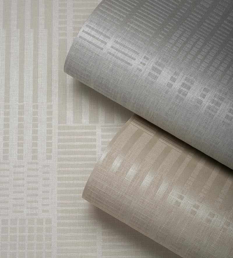 Scalamandre Tech Inspirations Oyster Wallpaper Sample WTT661603