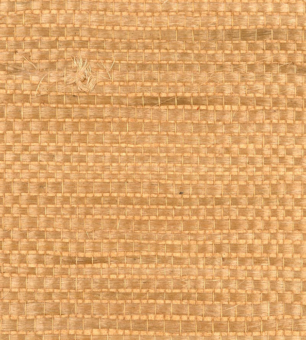 Scalamandre Justin Jute Tobacco Wallpaper Sample WTW0431JUST