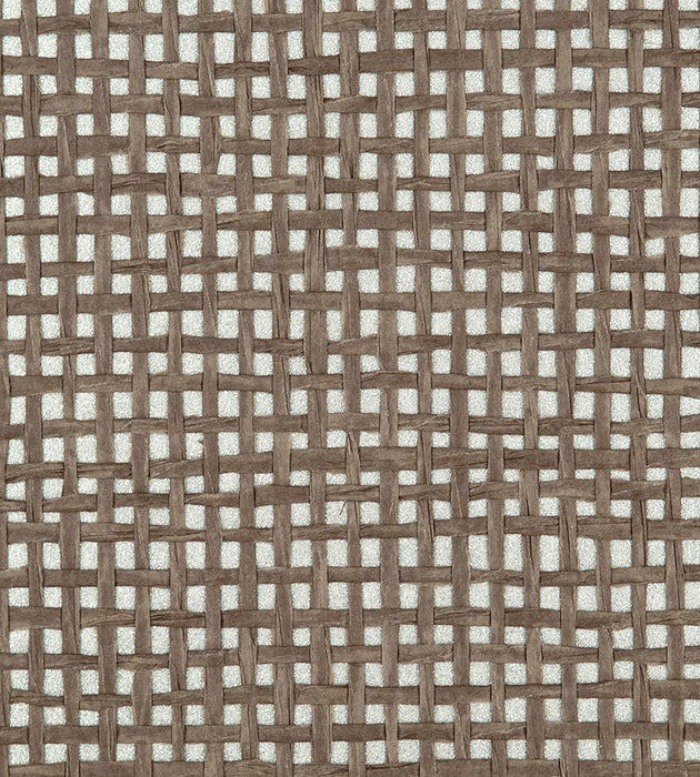 Scalamandre Woodland Weave Heather Wallpaper Sample WTW0463WOOD