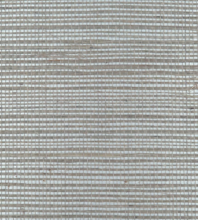 Scalamandre Sultry Sisal Silver Wallpaper WTW0466SUSI