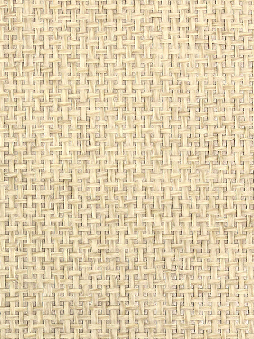 Scalamandre Natural Basketweave Straw Wallpaper Sample WTWBA227