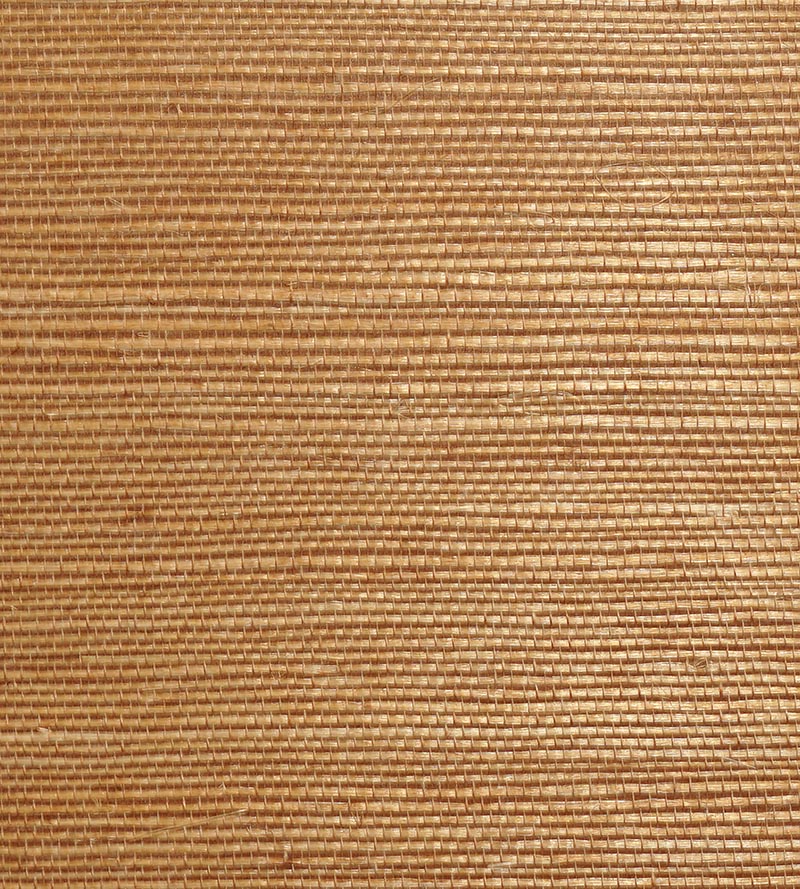 Scalamandre Organic Sisal Cinnamon Wallpaper Sample WTWGT3966