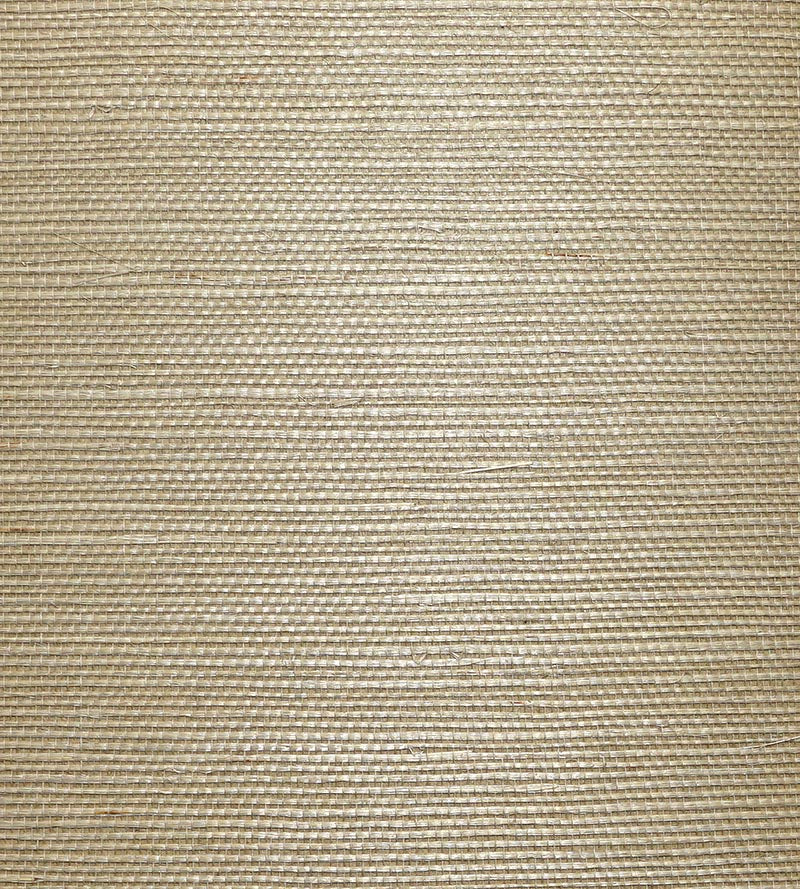 Scalamandre Organic Sisal Cremini Wallpaper Sample WTWGT3979