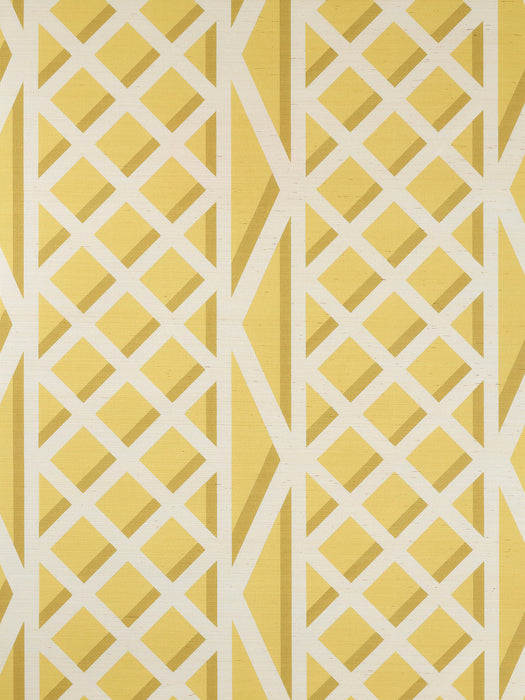 Pierre Frey Treillage Jaune Wallpaper Sample FP769001