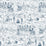 Pierre Frey Lakota Denim Wallpaper FP505001