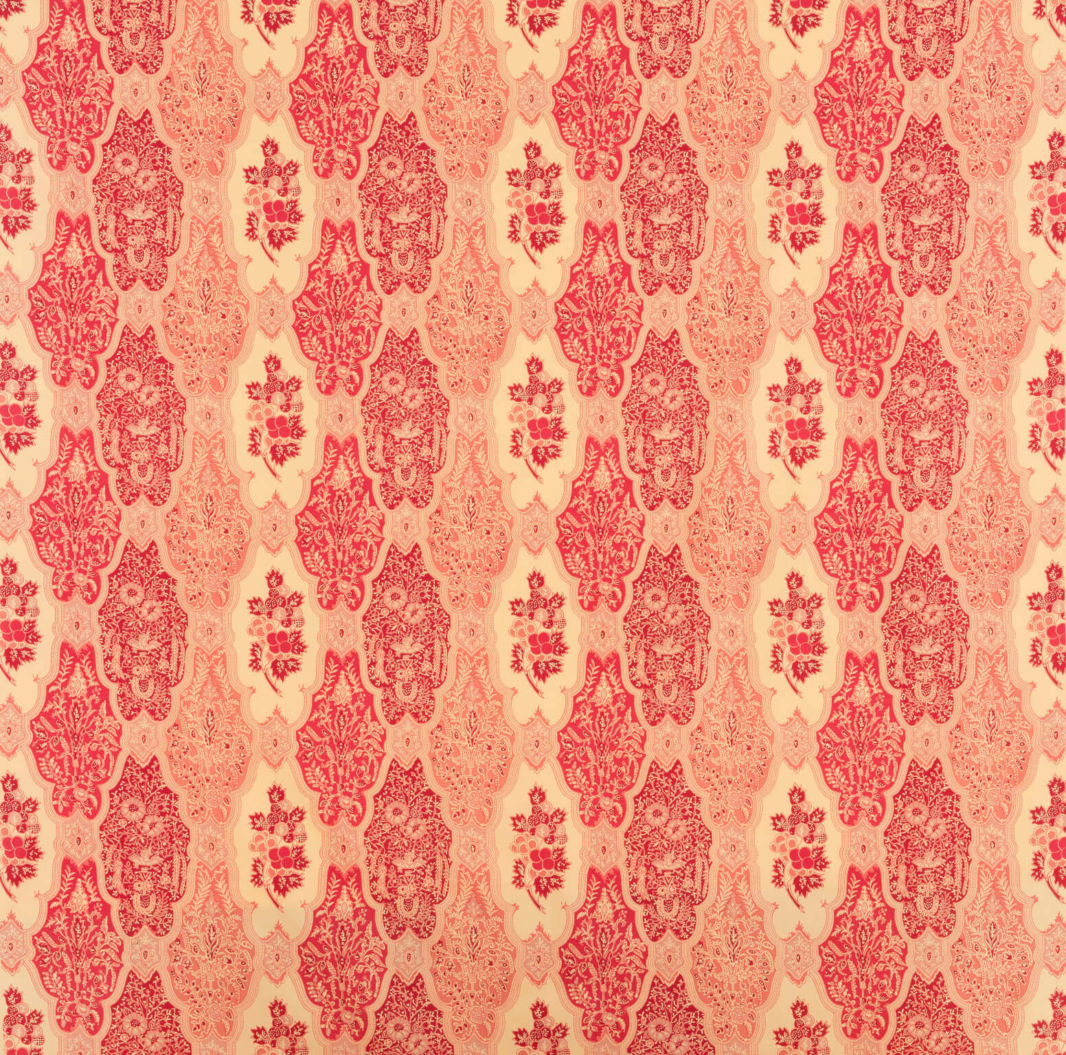 Le Manach Batik Raisin Rose Fabric L3673003