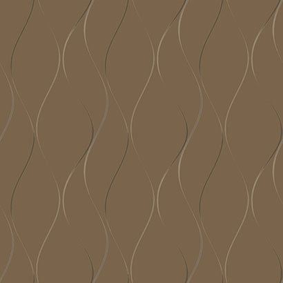 York Wavy Stripe Tan Metallic Wallpaper Y6201406