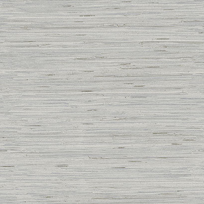 York Lustrous Grasscloth Silver Wallpaper Y6201602