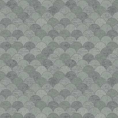 York Mermaid Scales Grey & Silver Wallpaper Y6230203