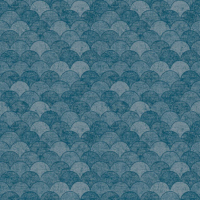 York Mermaid Scales Blue Wallpaper Y6230205