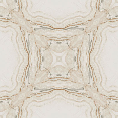 York Stone Kaleidoscope Cream & Charcoal Metallic Wallpaper Y6230603