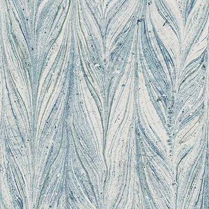 York Ebru Marble Blue Metallic Sample Y6230803