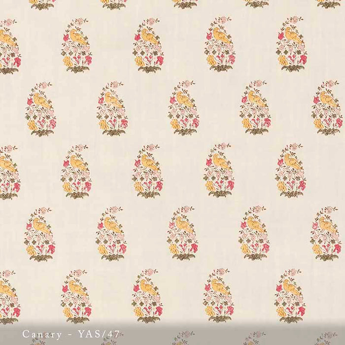 Lisa Fine Yasmina Canary Fabric Sample YAS-47