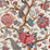 Braquenie Le Grand Corail Imprime A La Planche De Bois Blanc Fabric B7612001