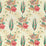 Zoffany Desert Flower II Crimson/Teal 322694 Fabric Sample ZAQF322694