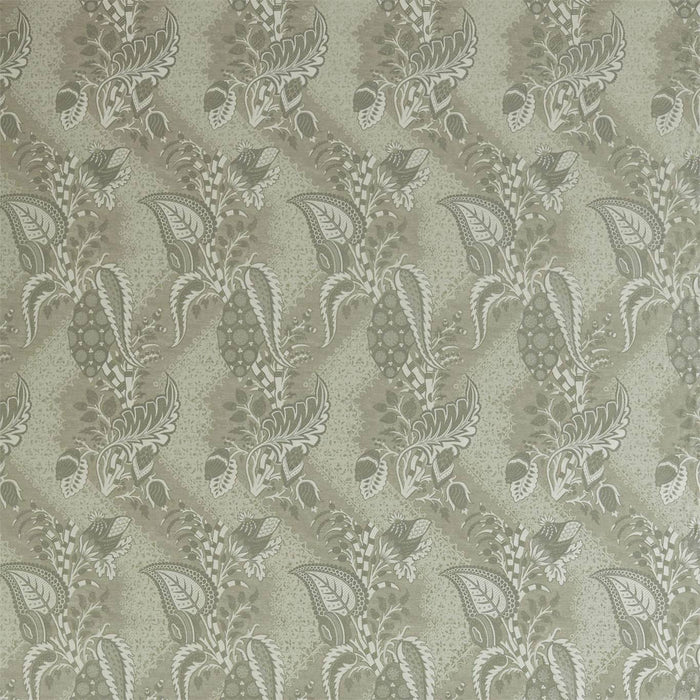 Zoffany Bizarre Velvet Platinum Grey 322708 Fabric Sample ZAQF322708