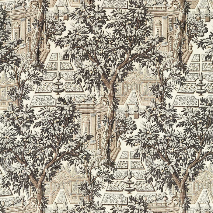 Zoffany Italian Garden Empire Grey Fabric Sample ZART322768